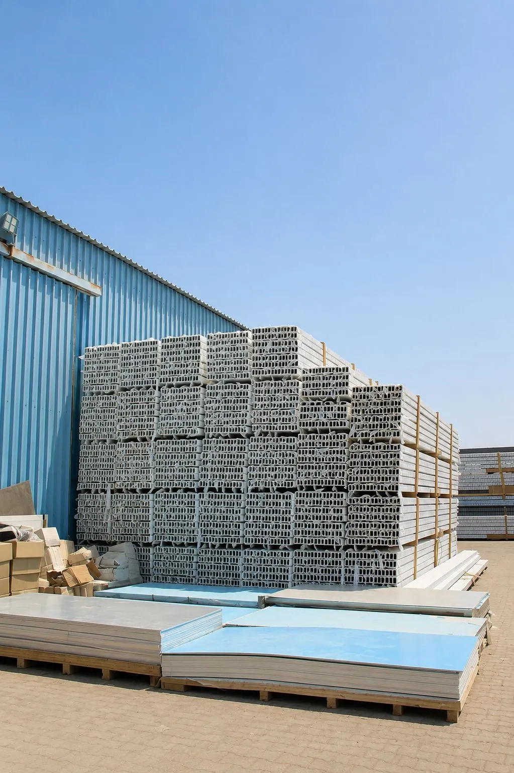 Aluminium profiles and sheet stock at CINACO Aluminium