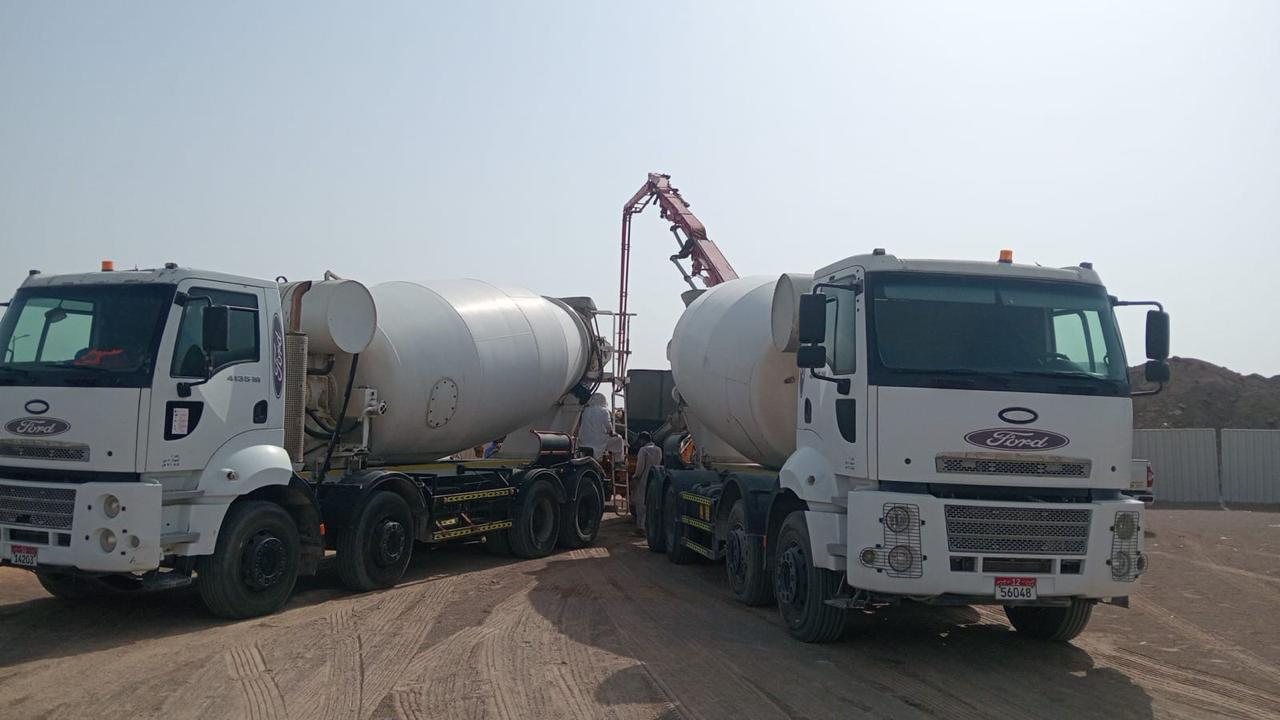 Mixer trucks supporting pumping