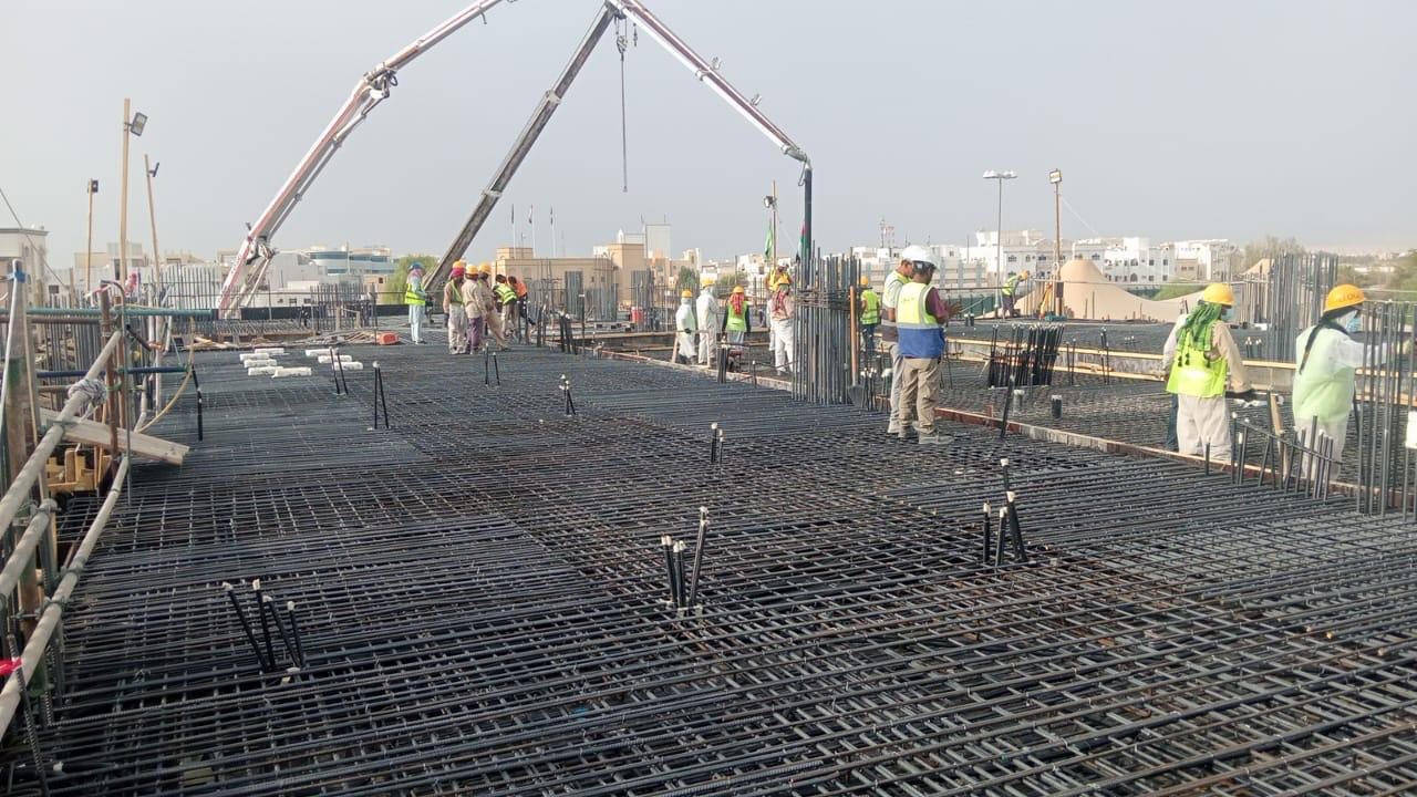 Foundation concrete work