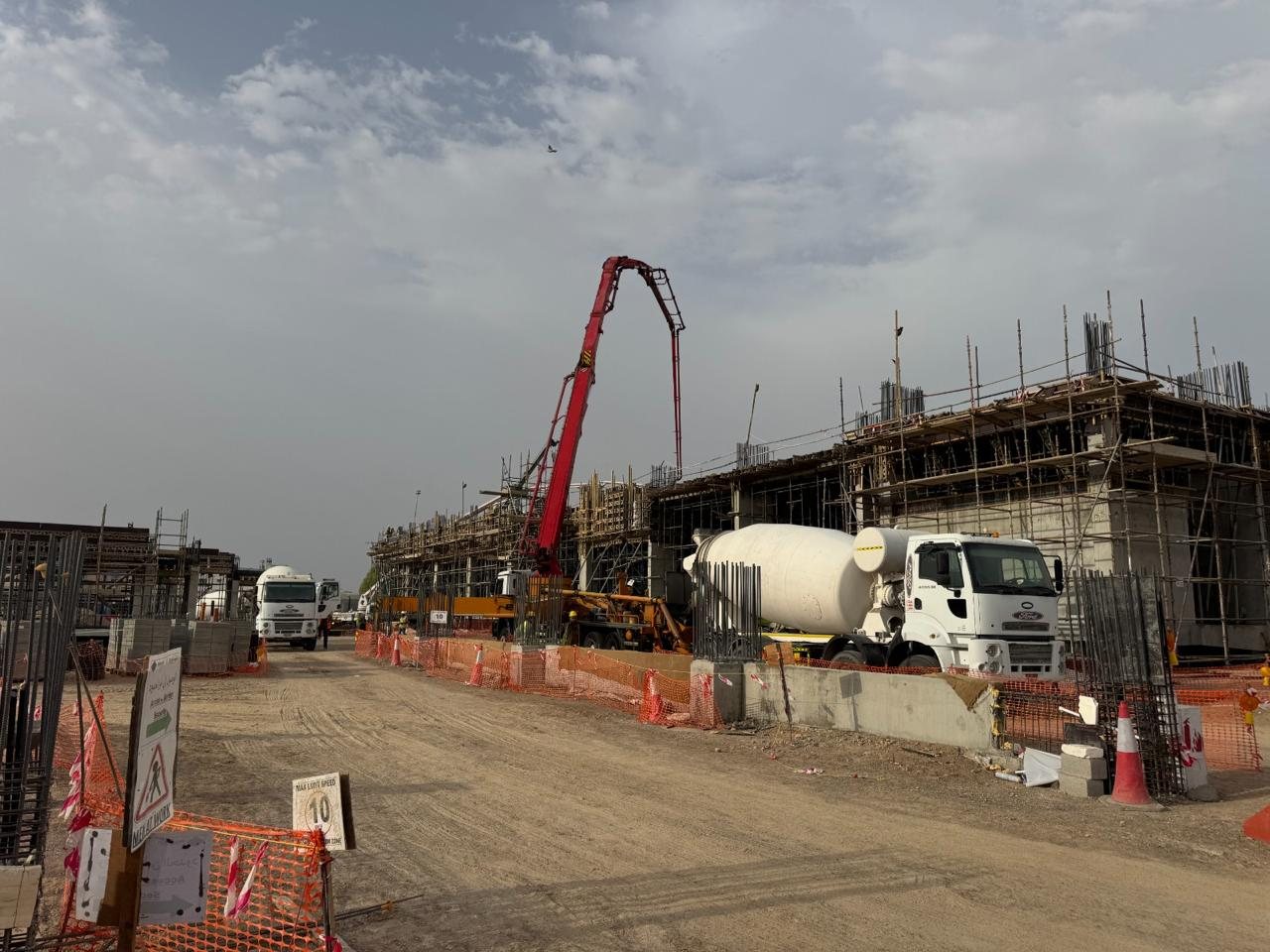 CINACO concrete delivery and pumping